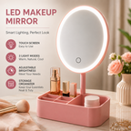 Makeup Mirror Stand - Portable LED Makeup Mirror With Stand