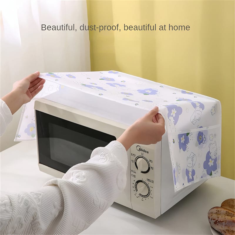 Oven Cover - (CHINA) Microwave & Oven Dust Cover with Side Pockets ( High quality)