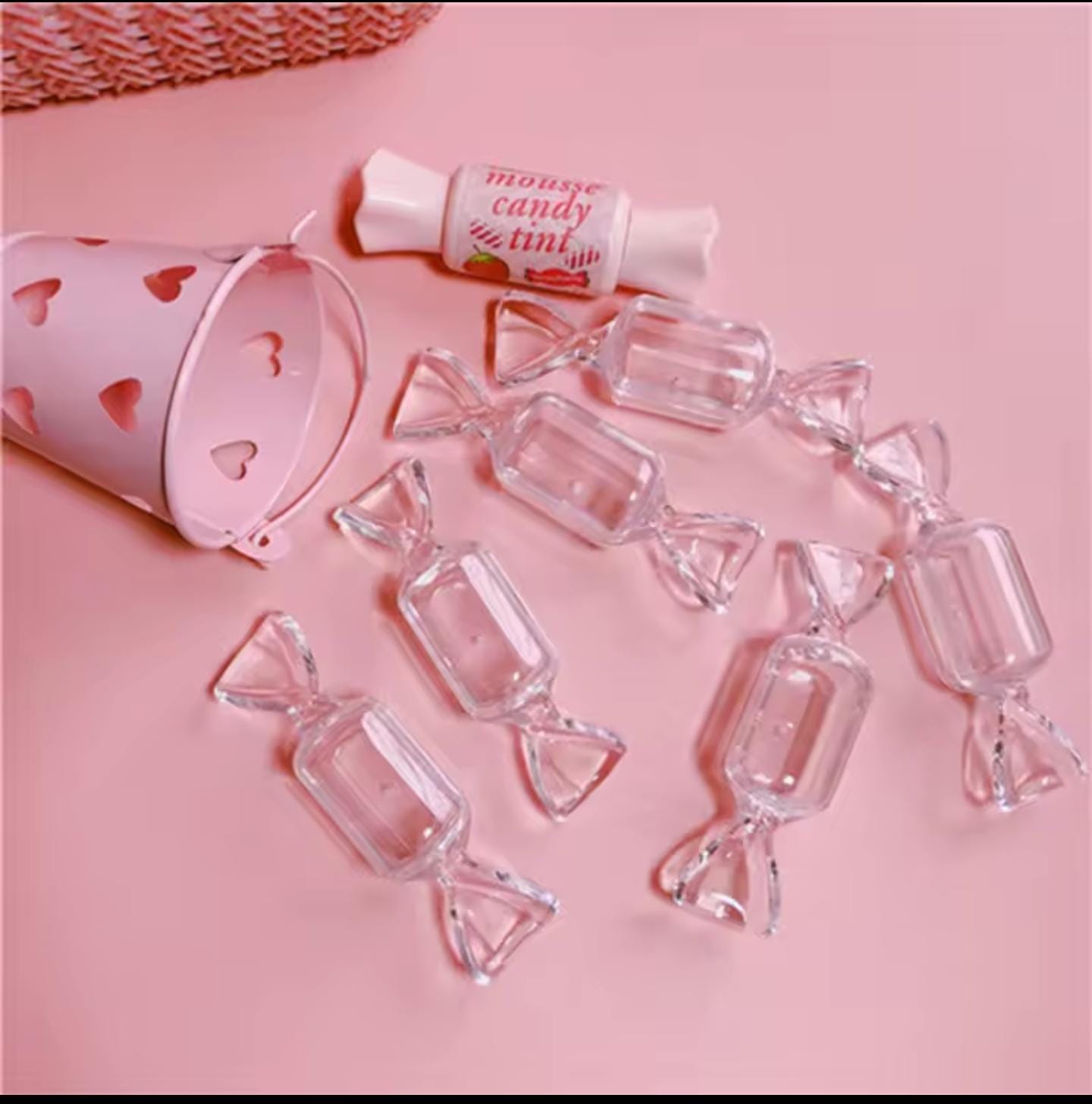 Transparent Mini Toffee Organizer (Pack of 10 Piece)