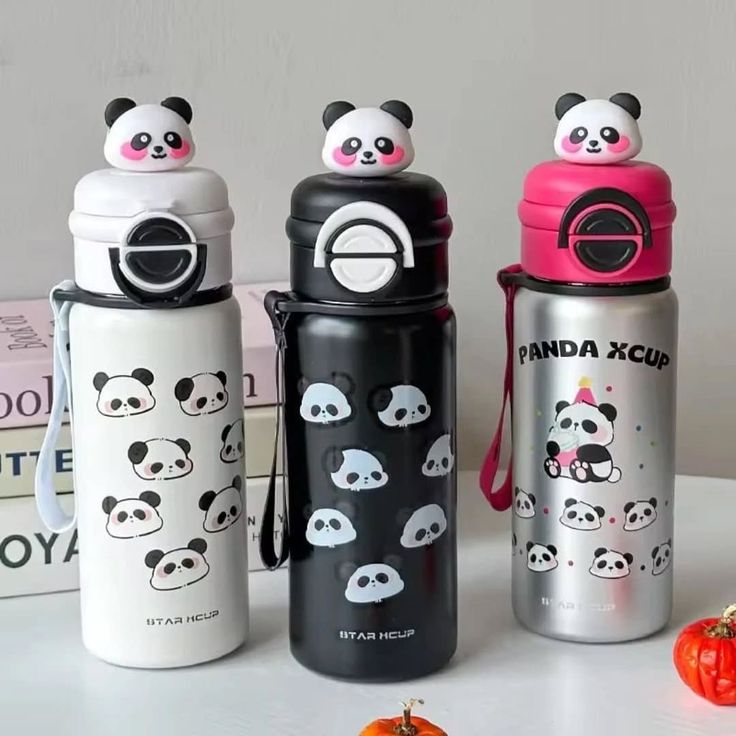 316 Stainless Steel Cute Panda Bottle