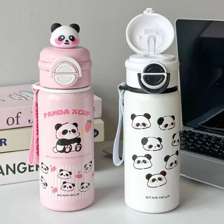 316 Stainless Steel Cute Panda Bottle