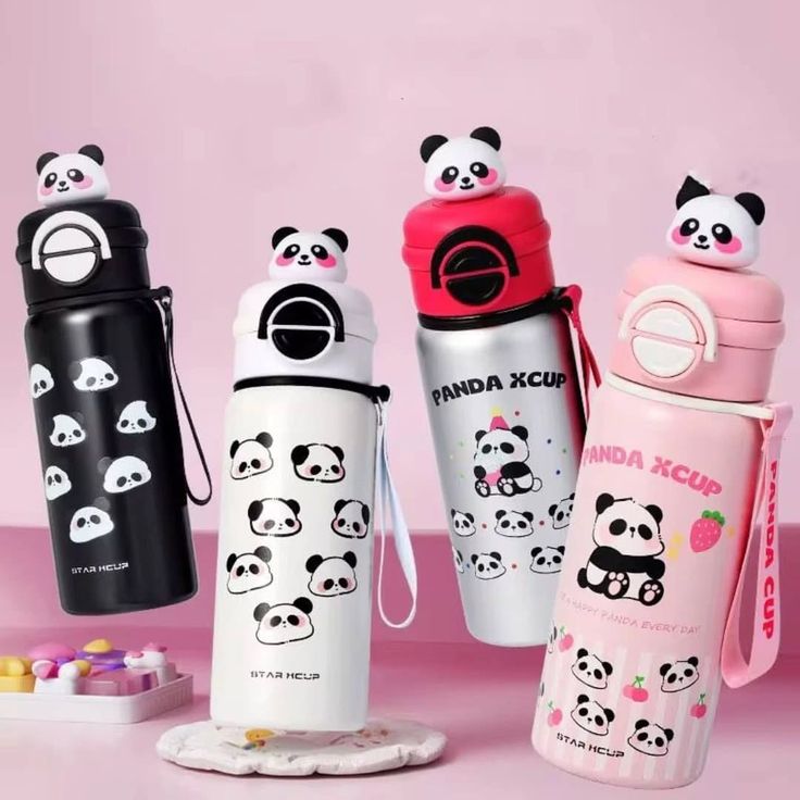 316 Stainless Steel Cute Panda Bottle