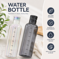 Transparent Scale Water Bottle Creative Large Capacity ( plastic )
