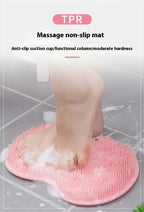 Silicone Back Scrubber Soft Loofah Bath Body/Foot & Hand Exfoliating Massage For Shower Body Cleaning Bathroom Shower Scrubber