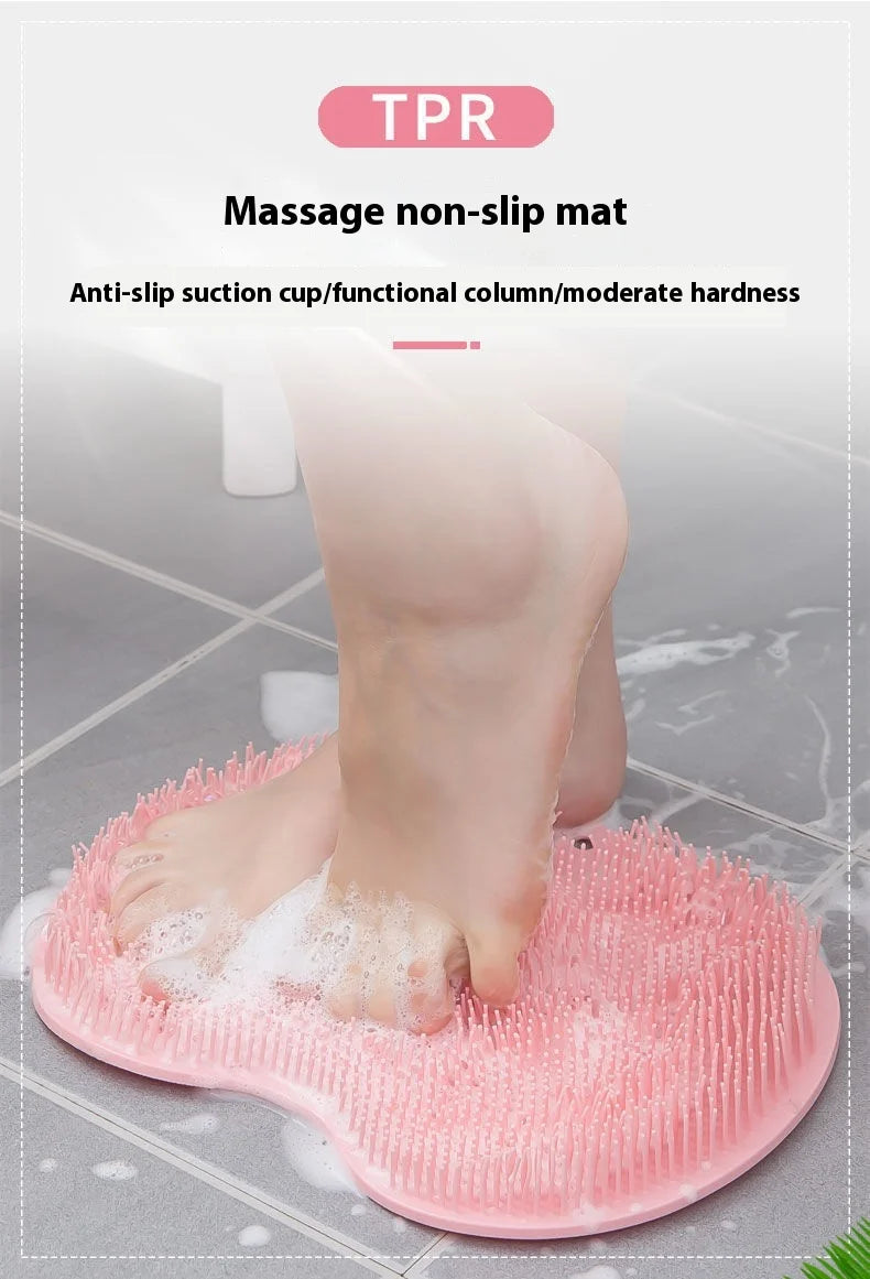 Silicone Back Scrubber Soft Loofah Bath Body/Foot & Hand Exfoliating Massage For Shower Body Cleaning Bathroom Shower Scrubber