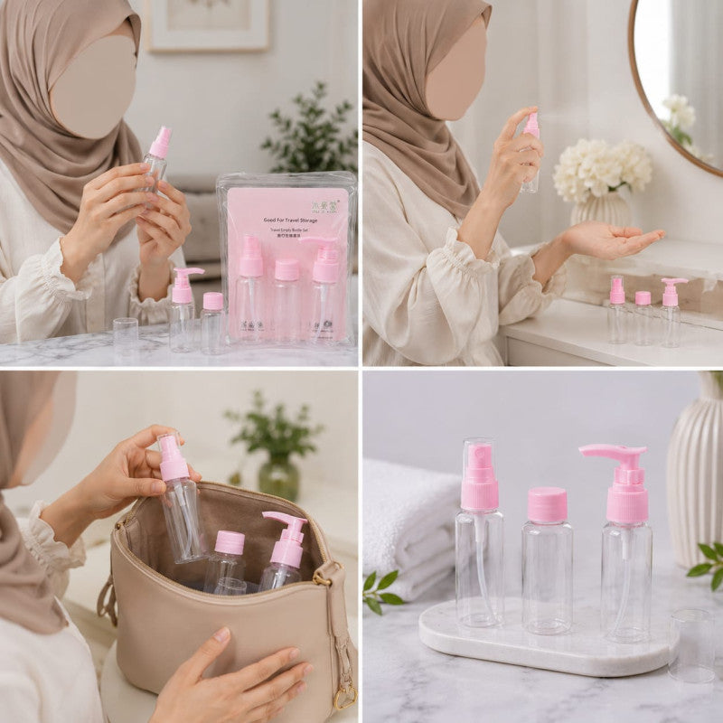 Travel Bottle Kit (Pack of 3 Pieces)