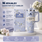 Stanley Tumbler 40oz | Stainless Steel Insulated Mug | Hot & Cold Water Bottle | Leakproof Travel Cup | Trendy Reusable Flask